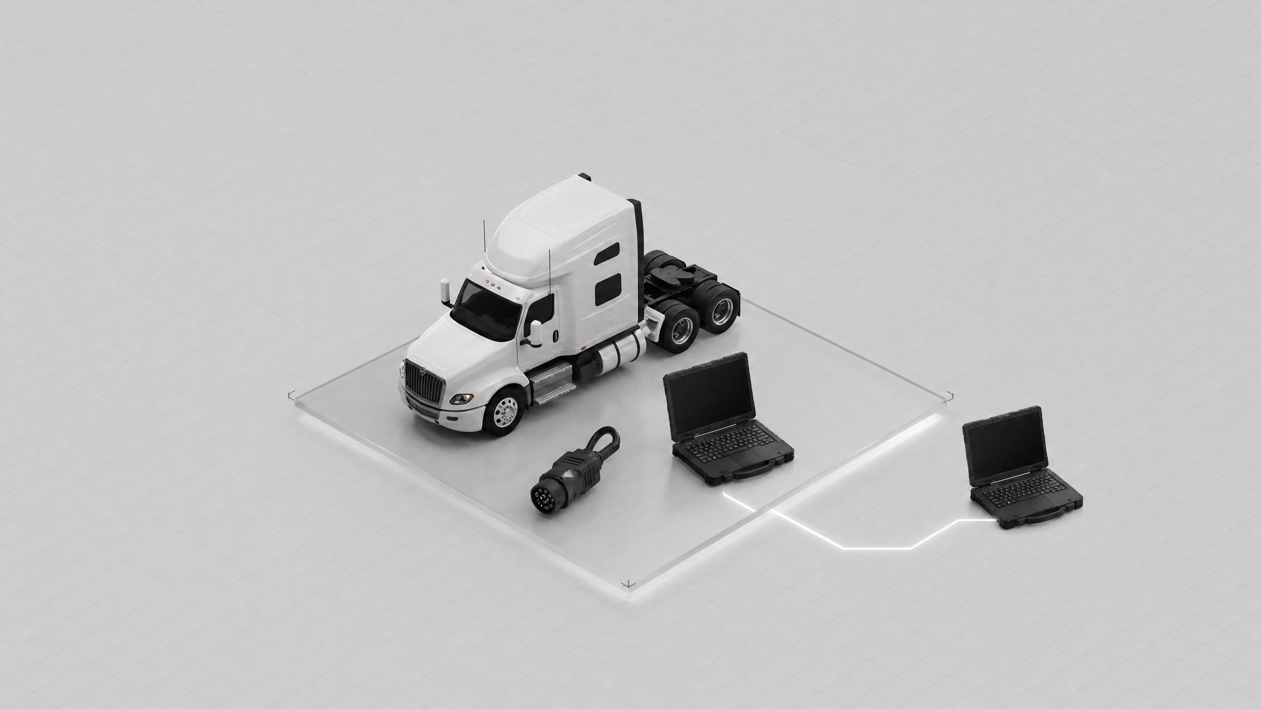 Astra: assigned hub on the truck, remotes on the link.